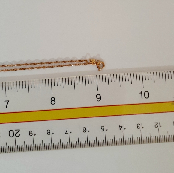 14K Yellow And Rose Gold Heart Initial Necklace - Picture 4 of 5